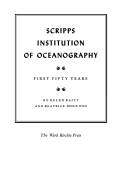 Cover page: Scripps Institution of Oceanography: First Fifty Years