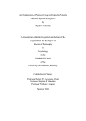 Cover page: An Examination of Pronoun Usage in Dementia Patients and their Spousal Caregivers