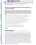 Cover page: Parental Knowledge/Monitoring and Adolescent Substance Use: A Causal Relationship?