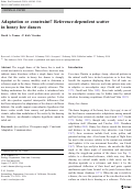 Cover page: Adaptation or constraint? Reference-dependent scatter in honey bee dances