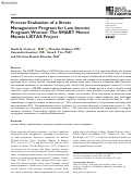 Cover page: Process Evaluation of a Stress Management Program for Low-Income Pregnant Women: The SMART Moms/Mamás LÍSTAS Project.