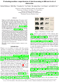 Cover page: Evaluating machine comprehension of sketch meaning at different levels of abstraction