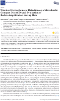 Cover page: Wireless Electrochemical Detection on a Microfluidic Compact Disc (CD) and Evaluation of Redox-Amplification during Flow
