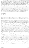 Cover page: Legible Sovereignties: Rhetoric, Representations, and Native American Museums. By Lisa King.