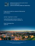 Cover page: Long-term trends in connected thermostat performance