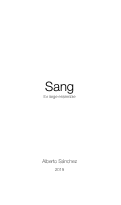 Cover page: Sang