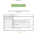 Cover page: The ecological and evolutionary stability of interspecific territoriality