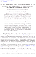 Cover page: Small Area Estimation of the Homeless in Los Angeles: An Application of Cost-Sensitive stochastic Gradient Boosting