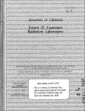 Cover page: MEASUREMENT OP OMNITRON CRYOPUMPING AND OUTGASSING BY 10-16 TORR PULSE COUNTING MASS FILTER