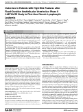 Cover page: Outcomes in Patients with High-Risk Features after Fixed-Duration Ibrutinib plus Venetoclax: Phase II CAPTIVATE Study in First-Line Chronic Lymphocytic Leukemia.