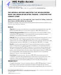 Cover page: The Natural History and Effect of Resuscitation Ratio on Coagulation After Trauma