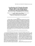 Cover page: Localization of alpha 7 nicotinic receptor subunit mRNA and alpha-bungarotoxin binding sites in developing mouse somatosensory thalamocortical system.