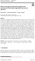 Cover page of Forensic hydrological assessment of flood response under land use/land cover (LULC) change using ANN and HEC–HMS