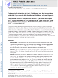 Cover page: Tuberculosis Infection in Early Childhood and the Association with HIV-exposure in HIV-uninfected Children in Rural Uganda