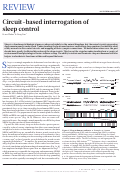 Cover page: Circuit-based interrogation of sleep control
