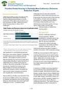 Cover page of Prioritize Rental Housing to Equitably Meet California's Emissions Reduction Targets