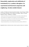 Cover page: Chelation and stabilization of berkelium in oxidation state plus IV