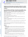 Cover page: Neighborhood disadvantage and dementia incidence in a cohort of Asian American and non‐Latino White older adults in Northern California