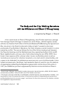 Cover page: The Body and the City: Walking Barcelona with las Milicianas and Eileen O’Shaughnessy