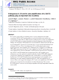 Cover page: Endogenous IL-33 and Its Autoamplification of IL-33/ST2 Pathway Play an Important Role in Asthma.