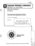 Cover page: Program Experience and Its Regulatory Implications: A Case Study of Utility Lighting Efficiency Programs