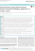 Cover page: Drug discovery using clinical outcome-based Connectivity Mapping: application to ovarian cancer