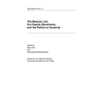 Cover page of The Mexican Left, The Popular Movements, and the  Politics of Austerity