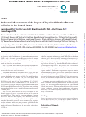 Cover page: Problematic Assessment of the Impact of Vaporized Nicotine Product Initiation in the United States
