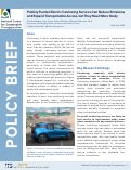 Cover page: Publicly Funded Electric Carsharing Services Can Reduce Emissions and Expand Transportation Access, but They Need More Study