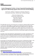 Cover page: Letter to the Editor— Context Management Toolbox: A Linear Sequential Unmasking (LSU) Approach for Minimizing Cognitive Bias in Forensic Decision Making