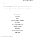 Cover page: Impact of a Social Influence Intervention on Condom Use and Sexually Transmitted Infections among Establishment-Based Female Sex Workers in the Philippines: A Multilevel Analysis