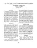 Cover page: Deep versus Surface Features in Categorization and Similarity Judgment