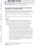 Cover page: Re-engagement in HIV care among mothers living with HIV in South Africa over 36 months post-birth