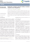 Cover page: Exploration of degrons and their ability to mediate targeted protein degradation.