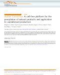 Cover page: Author Correction: A cell-free platform for the prenylation of natural products and application to cannabinoid production