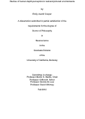 Cover page: Studies of human depth perception in real and pictured environments