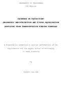 Cover page: Fairness or Favoritism? Geographic Redistribution and Fiscal Equalization Resulting from Transportation Funding Formulas