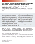 Cover page: Ovine Models of Congenital Heart Disease and the Consequences of Hemodynamic Alterations for Pulmonary Artery Remodeling