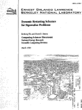 Cover page: Dynamic Restarting Schemes for Eigenvalue Problems