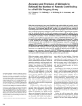 Cover page: Accuracy and Precision of Methods to Estimate the Number of Parents Contributing to a Half-Sib Progeny Array