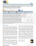 Cover page: Machine Learning Full NMR Chemical Shift Tensors of Silicon Oxides with Equivariant Graph Neural Networks