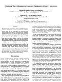 Cover page: Clarifying Word Meanings in Computer-Administered Survey Interviews