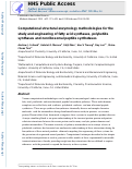 Cover page: Chapter Seventeen Computational structural enzymology methodologies for the study and engineering of fatty acid synthases, polyketide synthases and nonribosomal peptide synthetases