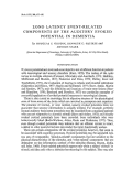 Cover page: Long latency event-related components of the auditory evoked potential in dementia.