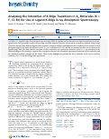 Cover page: Analyzing the Intensities of K-Edge Transitions in X2 Molecules (X = F, Cl, Br) for Use in Ligand K-Edge X-ray Absorption Spectroscopy.