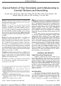 Cover page: Diurnal Pattern of Tear Osmolarity and Its Relationship to Corneal Thickness and Deswelling