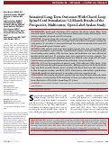 Cover page: Sustained Long-Term Outcomes With Closed-Loop Spinal Cord Stimulation: 12-Month Results of the Prospective, Multicenter, Open-Label Avalon Study.