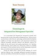 Cover page: Sean Swezey: Entomologist and Integrated Pest Management Specialist