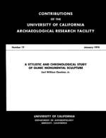 Cover page: A Stylistic and Chronological Study of Olmec Monumental Sculpture