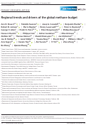 Cover page: Regional trends and drivers of the global methane budget